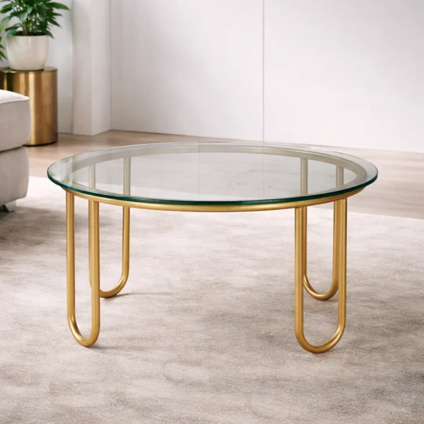 Teapoy With Glass Top -TP4