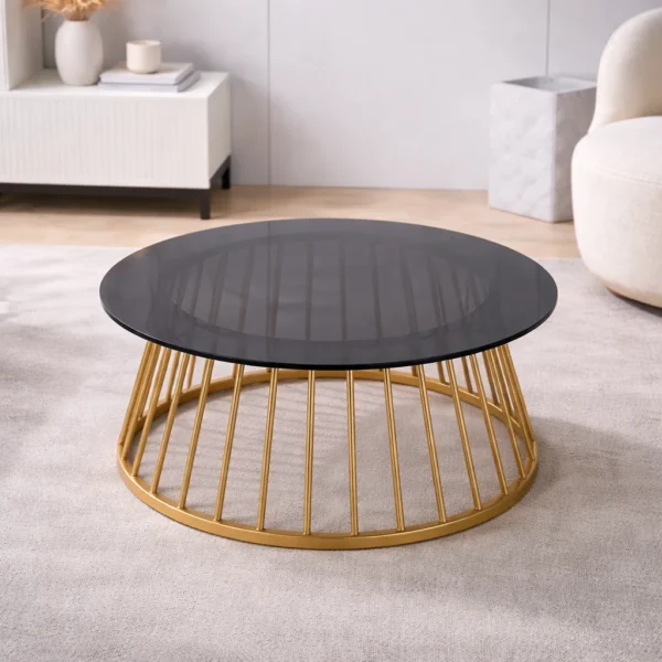 Teapoy With Glass Top -TP5